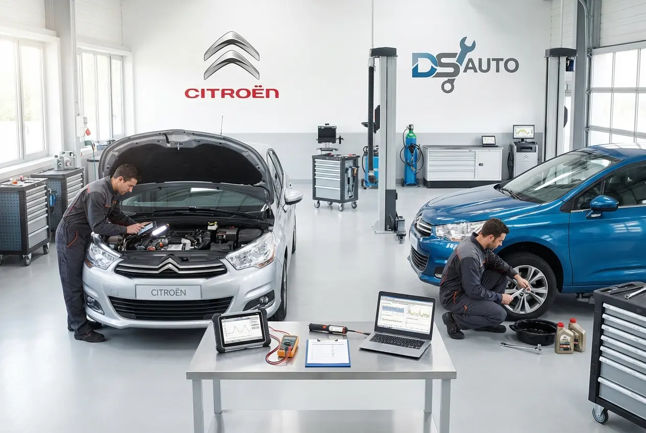 Комплексная диагностика Citroen перед покупкой в автосервисе DS Auto в Жуковском
