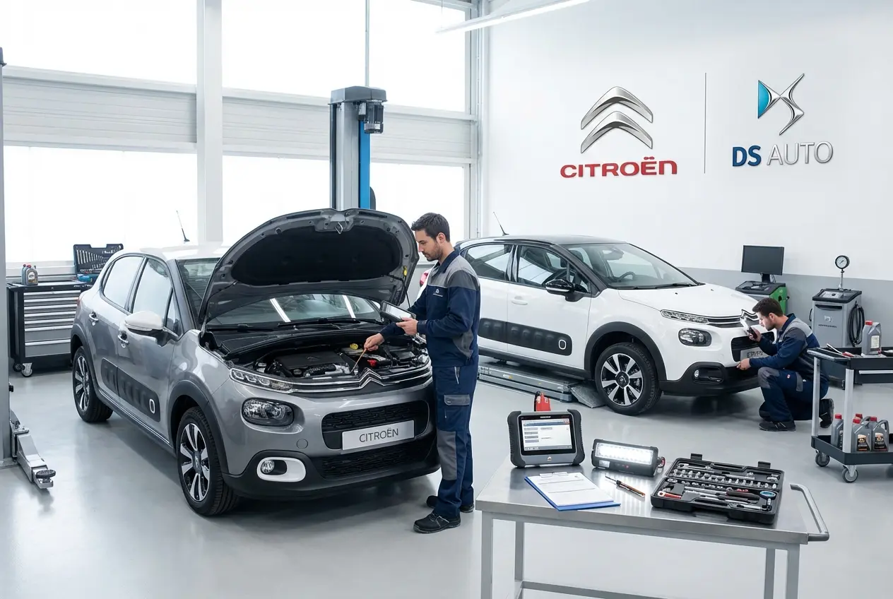 Диагностика автомобиля Citroen на специализированном оборудовании в автосервисе DS Auto в Жуковском
